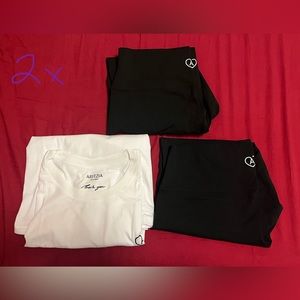 Aritizia Bundle - 1 T-Shirt and 2 Leggings - 2XL